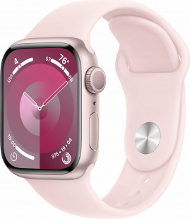 Смарт-часы Apple Watch Series 9 A2980, 45мм, розовый / светло-розовый (MR9G3LL/A)