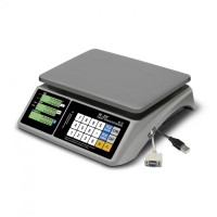 Настольные весы Mertech M-ER 328AC-6.1 LCD с RS-232 и USB(COM) (3664)