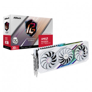 Видеокарта Asrock AMD Radeon RX 7900 XT Phantom Gaming White OC (RX7900XT PGW 20GO)