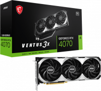 Видеокарта NVIDIA GeForce RTX 4070 MSI 12Gb (RTX 4070 VENTUS 3X E 12G OC)