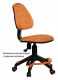 Кресло детское KD-4-F/GIRAFFE Бюрократ KD-4-F оранжевый жираф крестов. пластик подст.для ног