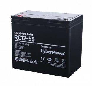 Аккумулятор CyberPower 12V 55Ah (RC 12-55)