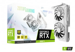 Видеокарта Zotac GAMING GeForce RTX 3060 Ti AMP LHR White Edition (ZT-A30610F-10PLHR)